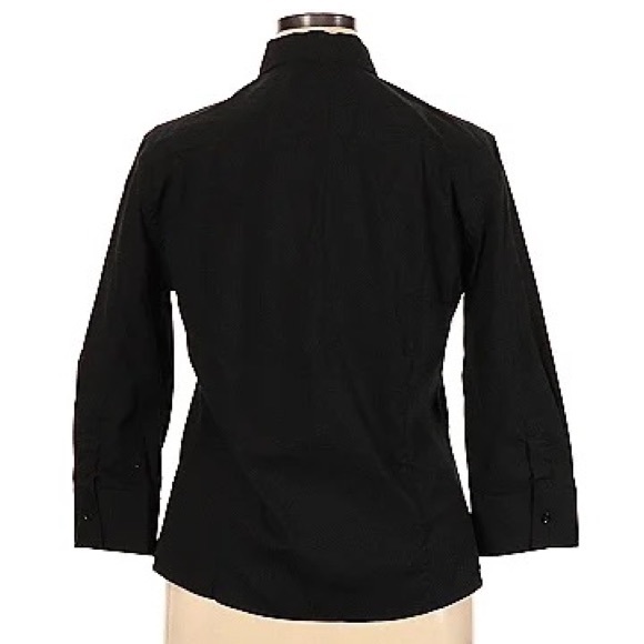 Carolina Herrera Crisp Classic Cotton Button Down Made in Italy Size 16 - Picture 9 of 11